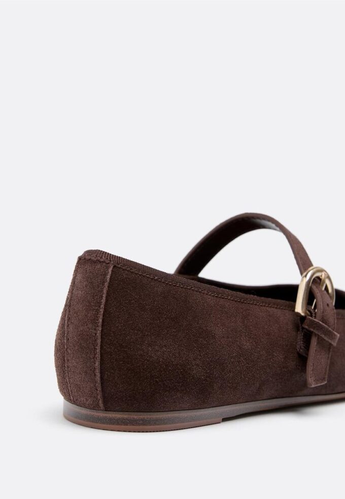 Leather Toecap Ballerina Flats Leather Toecap Ballerina Flats
