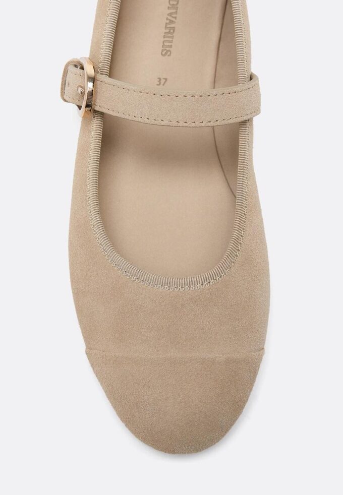 Leather Toecap Ballerina Flats Leather Toecap Ballerina Flats