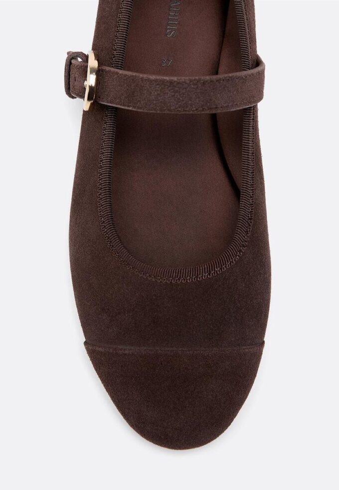 Leather Toecap Ballerina Flats Leather Toecap Ballerina Flats