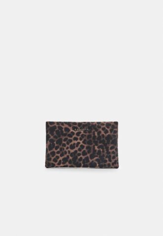 Leopard Print Toiletry Bag with Zip