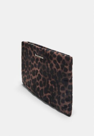 Leopard Print Toiletry Bag with Zip