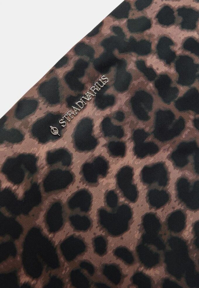 Leopard Print Toiletry Bag with Zip