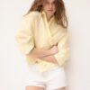 Linen-Effect Kimono Sleeve Shirt Linen-Effect Kimono Sleeve Shirt