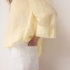 Linen-Effect Kimono Sleeve Shirt Linen-Effect Kimono Sleeve Shirt