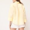 Linen-Effect Kimono Sleeve Shirt Linen-Effect Kimono Sleeve Shirt