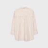 Linen-Effect Kimono Sleeve Shirt Linen-Effect Kimono Sleeve Shirt