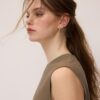 Linen Effect Racerback Top Linen Effect Racerback Top