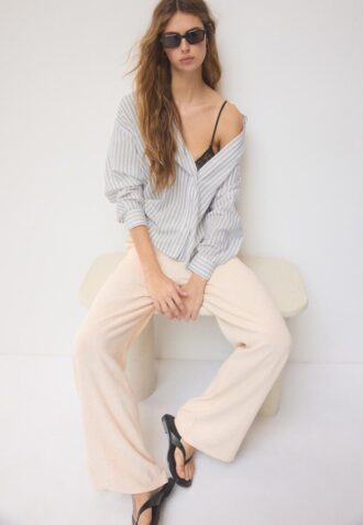 Linen-Effect Shirt