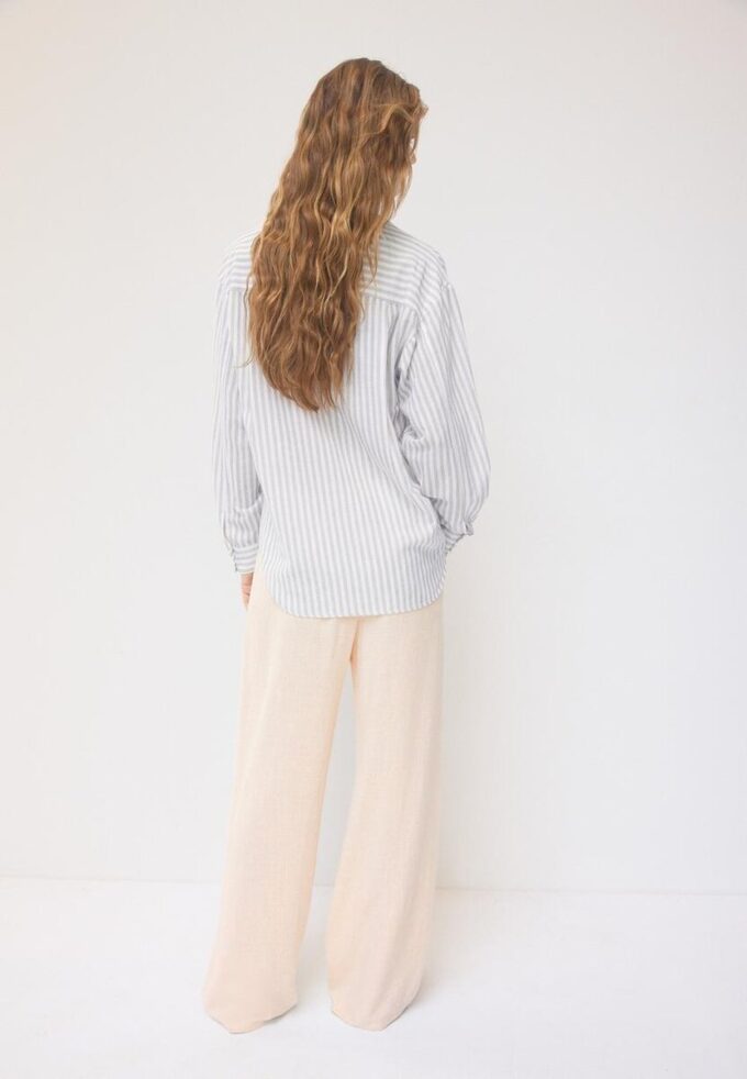Linen-Effect Shirt