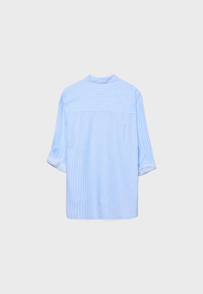 Linen-Effect Shirt