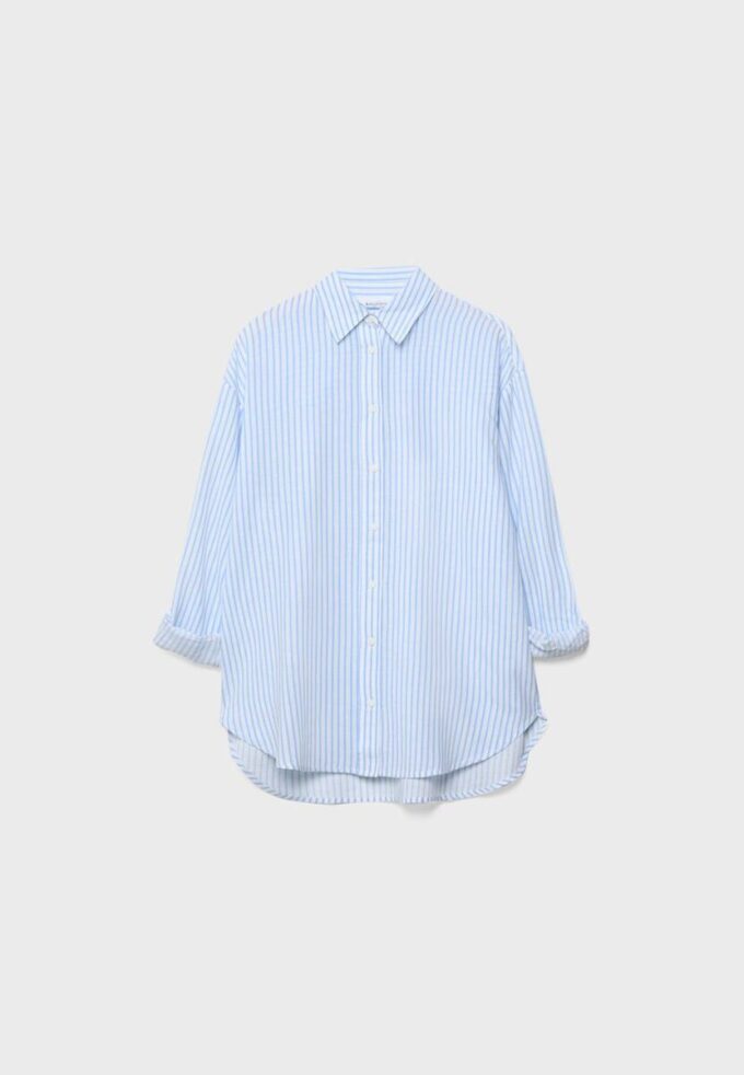 Linen-Effect Shirt