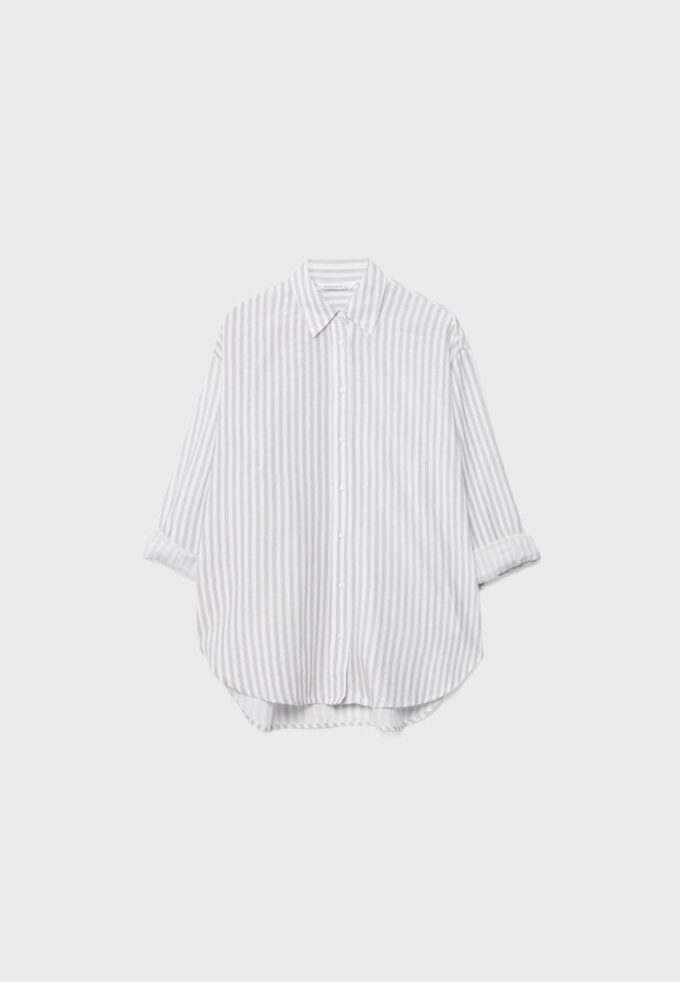 Linen-Effect Shirt