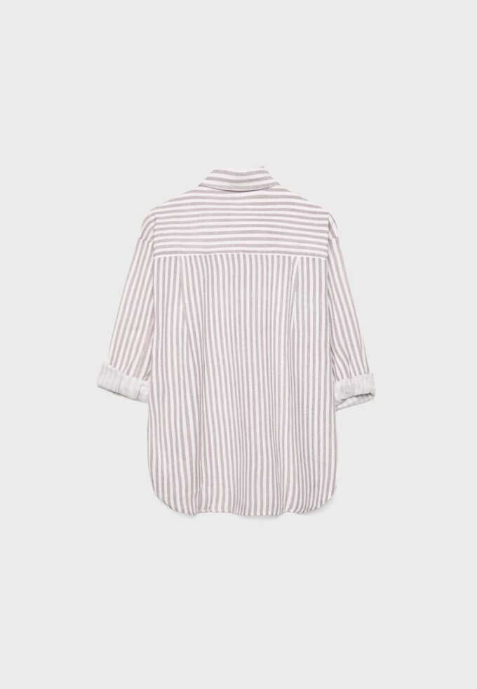 Linen-Effect Shirt