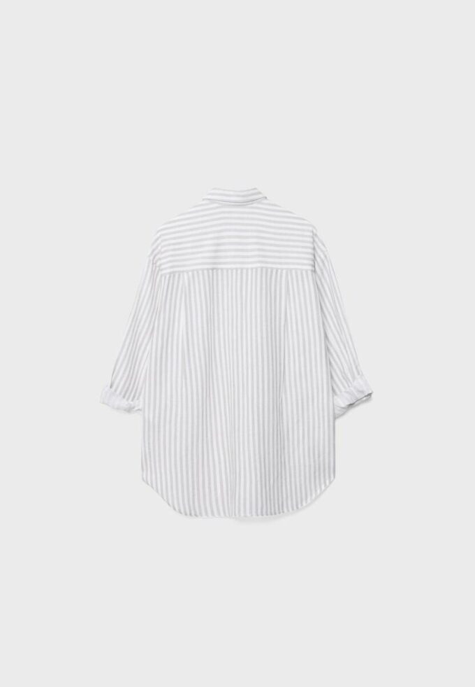 Linen-Effect Shirt