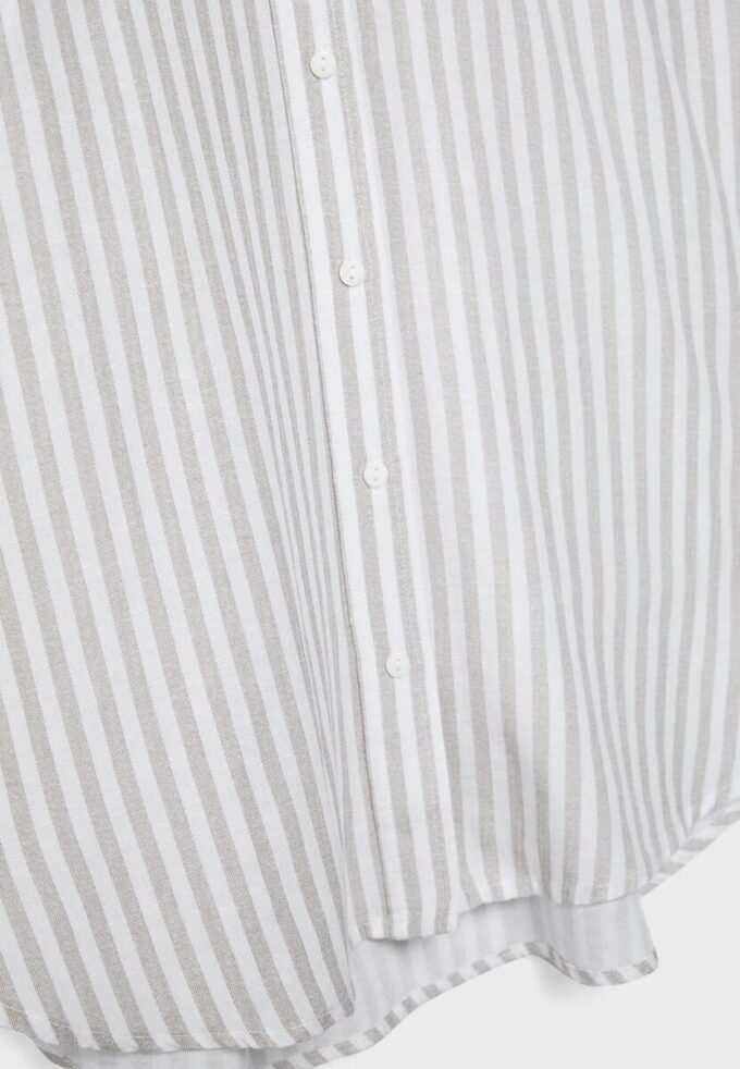 Linen-Effect Shirt