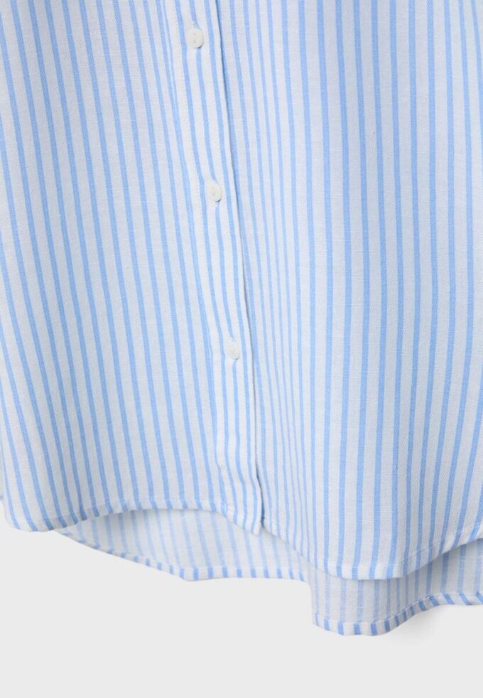 Linen-Effect Shirt