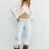 Linen-Look Flowing Shirt