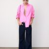 Linen-Look Flowing Shirt Linen-Look Flowing Shirt