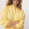 Linen-Look Flowing Shirt