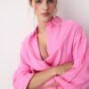 Linen-Look Flowing Shirt Linen-Look Flowing Shirt