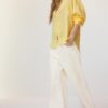 Linen-Look Flowing Shirt