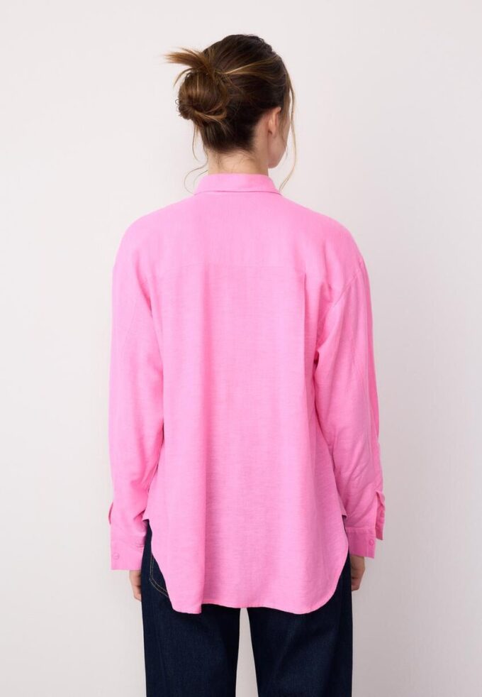Linen-Look Flowing Shirt Linen-Look Flowing Shirt