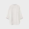 Linen-Look Flowing Shirt