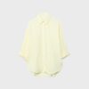 Linen-Look Flowing Shirt