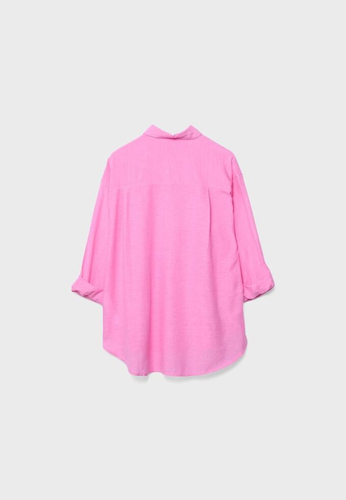 Linen-Look Flowing Shirt Linen-Look Flowing Shirt