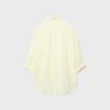 Linen-Look Flowing Shirt