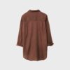 Linen-Look Flowing Shirt