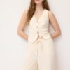 Linen Look Waistcoat Linen Look Waistcoat