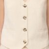 Linen Look Waistcoat Linen Look Waistcoat