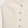 Linen Look Waistcoat Linen Look Waistcoat