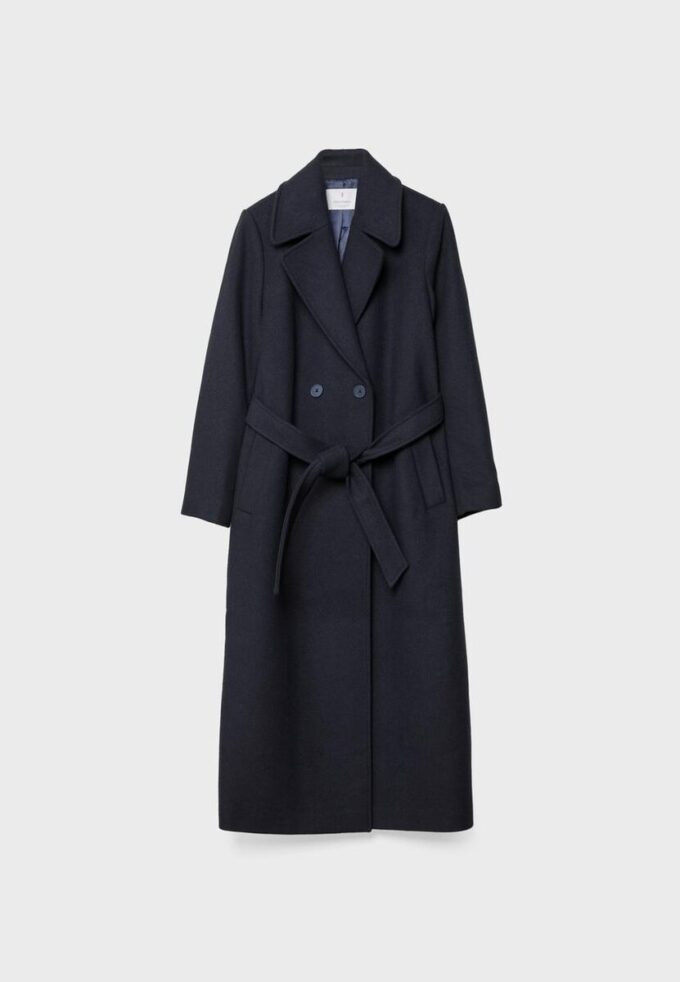 Long Coat with Belt