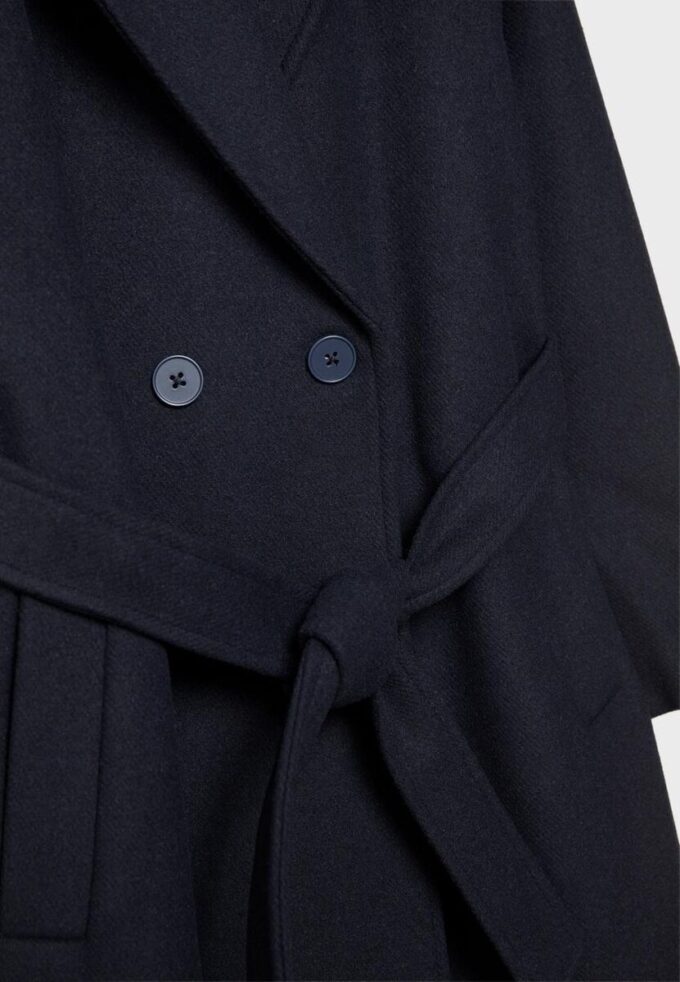 Long Coat with Belt