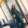 Long Faux Leather Trench Coat Long Faux Leather Trench Coat