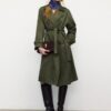 Long Faux Suede Trench Coat Long Faux Suede Trench Coat