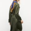 Long Faux Suede Trench Coat Long Faux Suede Trench Coat