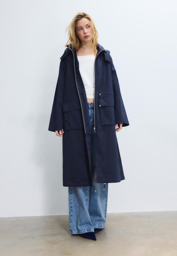 Long Flowing Parka Long Flowing Parka