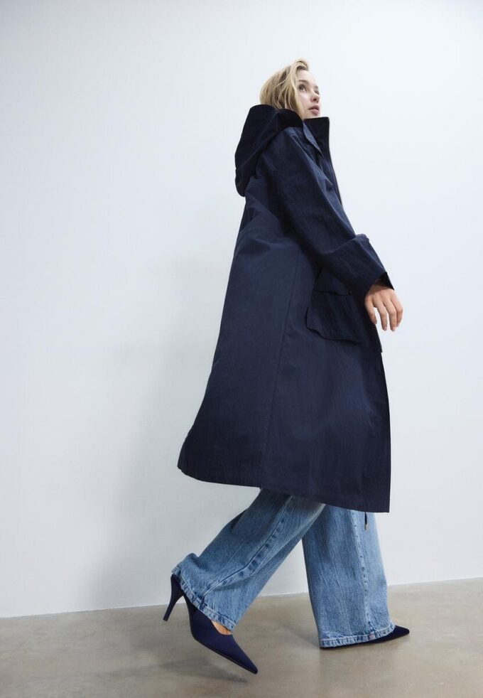 Long Flowing Parka Long Flowing Parka