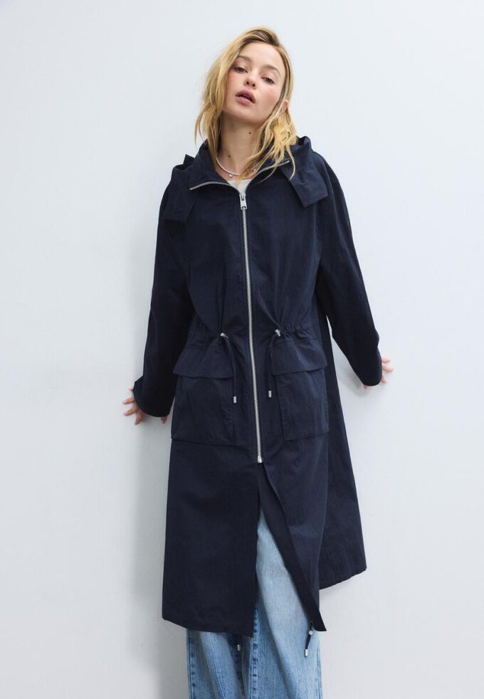 Long Flowing Parka Long Flowing Parka