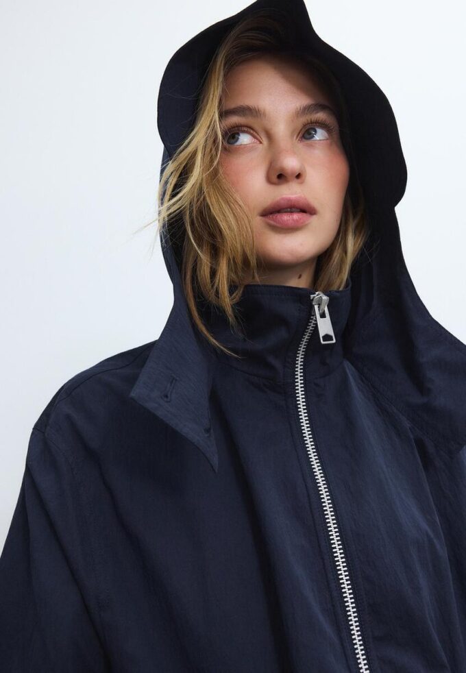 Long Flowing Parka Long Flowing Parka
