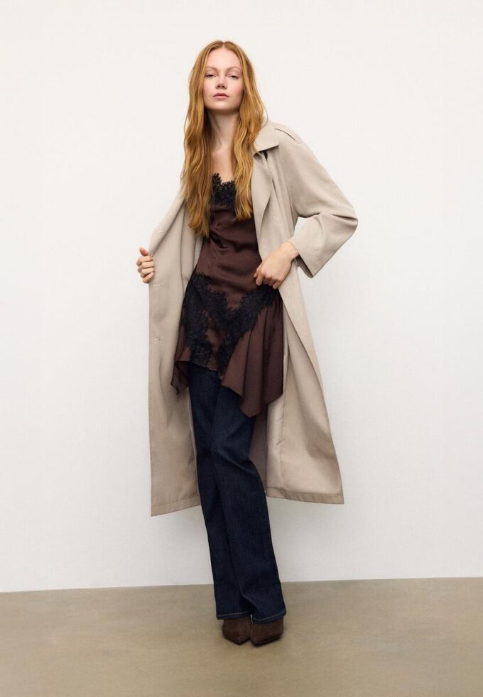 Long Flowing Trench Coat Long Flowing Trench Coat