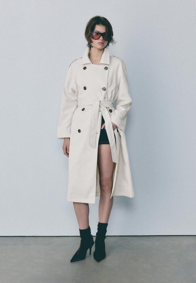 Long Flowing Trench Coat Long Flowing Trench Coat