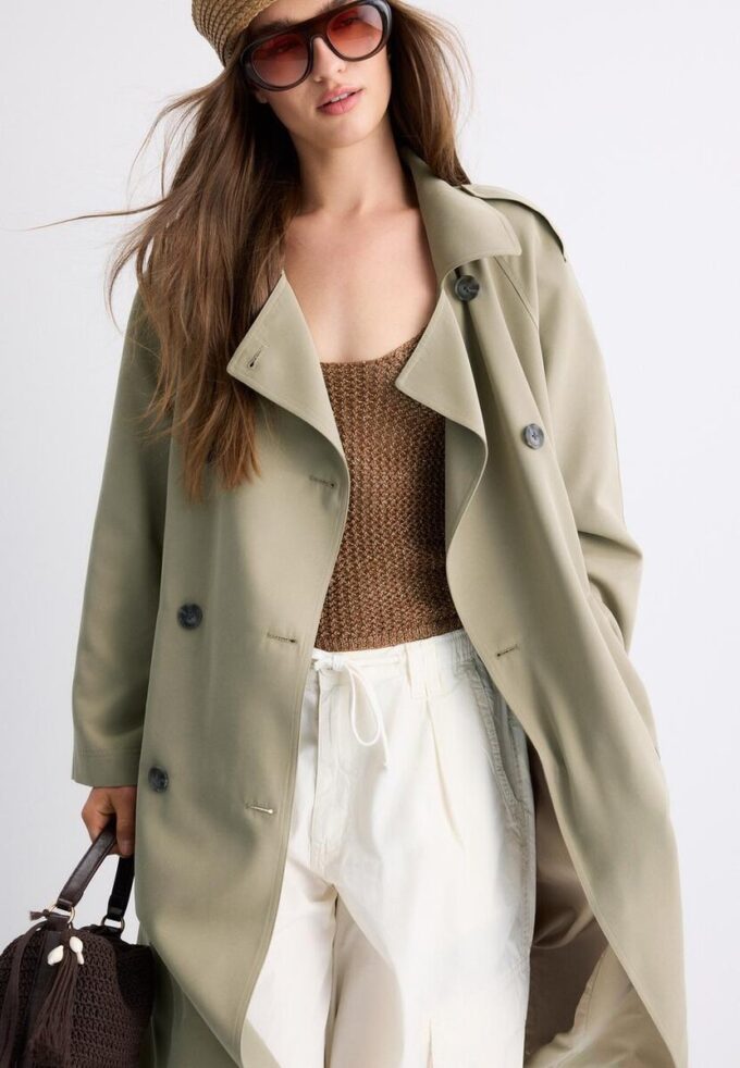 Long Flowing Trench Coat Long Flowing Trench Coat