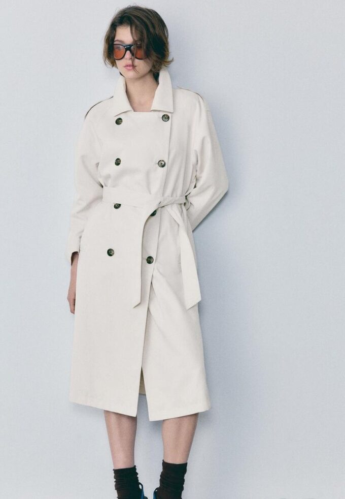 Long Flowing Trench Coat Long Flowing Trench Coat