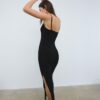 Long Lace Knit Dress