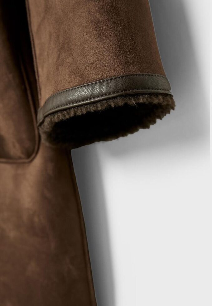 Long Reversible Double-Faced Coat Long Reversible Double-Faced Coat