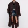 Long Reversible Double-Faced Coat Long Reversible Double-Faced Coat